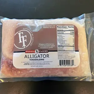 Alligator meat