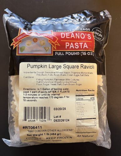 Pumpkin Ravioli