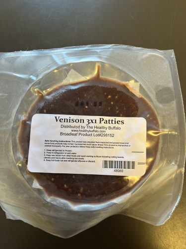 Venison 3×1 Patties